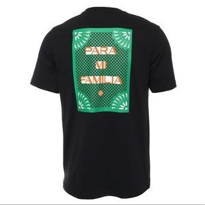 Men’s Nike Dia De Los Muertos Mi Familia Black 100% Cotton T-Shirt NWT Size M